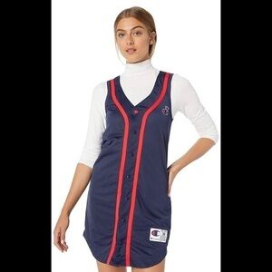 NWT Champion Sleeveless Baseball Jersey Dress Sz S